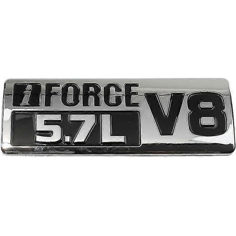 ABS IFORCE 57L V8 Logo-Emblem Aufkleber für Toyota Tundra Prado Tacoma Land Cruiser Styling-Zubehör --B