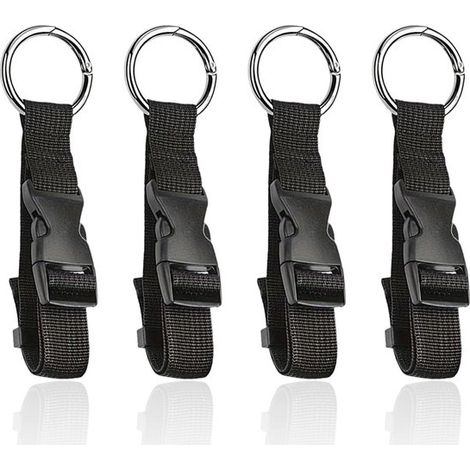 Dailygoods - Correa ajustable para equipaje - 4 piezas - Portátil (1/5)