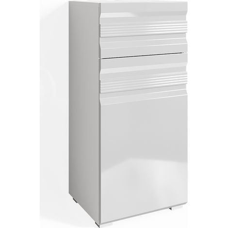 Mobiletto bagno Freddy, Bianco, 36.4 x 79 cm, Vicco (1/5)