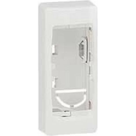 Legrand 086090 – AUFPUTZRAHMEN 1 AUFPUTZGERÄTEPOSITION – SCHMALE VERSION – WEISS