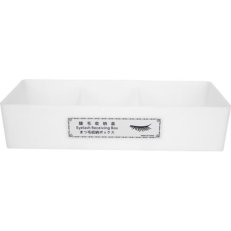 Organisateur De Cils Et Pinces - Boîte De Rangement En PP - Pour Outils De Maquillage - 3 Compartiments (1/5)