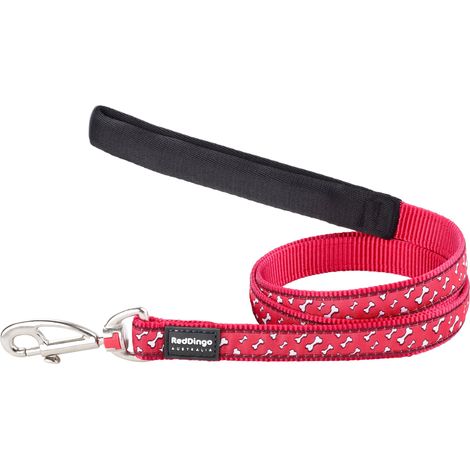 Laisse confort Red Dingo Fantaisie Rouge Os Taille : T1