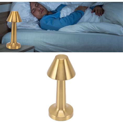 Lampe de table portable sans fil avec variateur 3 couleurs, LED rechargeable, idéale pour les chambres, les lampes de chevet, les lampes d'ambiance de bar et les tables à manger. (1/5)