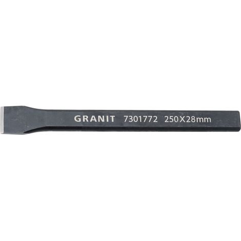 Scalpello a punta piatta temprato 250 x 28 mm (1/2)