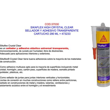 Sikaflex Hochglanz-Transparent-Dichtstoff 290 ml