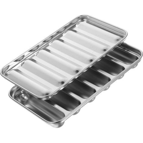 Wurstform aus Edelstahl (Farbe zufällig) – 18,8 x 10,9 cm – Schwarz (1/4)