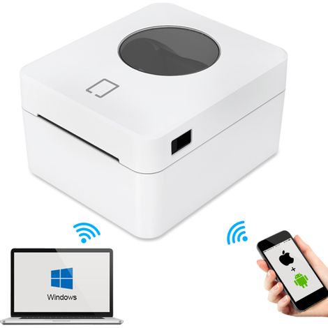 Imprimante étiquettes 4x6" USB+BT – thermique 160mm/s, largeur max 104mm, expédition (1/5)