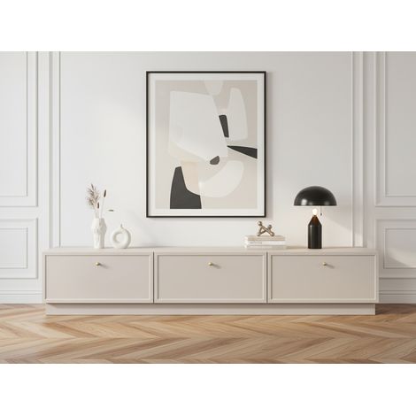 BOBOCHIC - Meuble TV 1 porte 2 tiroirs 200 cm LORINA (1/5)
