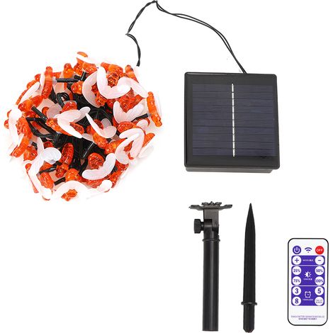 50 wasserdichte LED-Solar-Bienen-Lichterketten für Außendekoration, Balkon und Veranstaltungen (1/5)