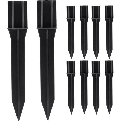 10 Piquets De Sol Pour Lampe Solaire Piquet De Terre Pour Lumière Extérieure Accessoire De Remplacement Pour Éclairage Paysage Pour Allées Et Jardin (1/5)