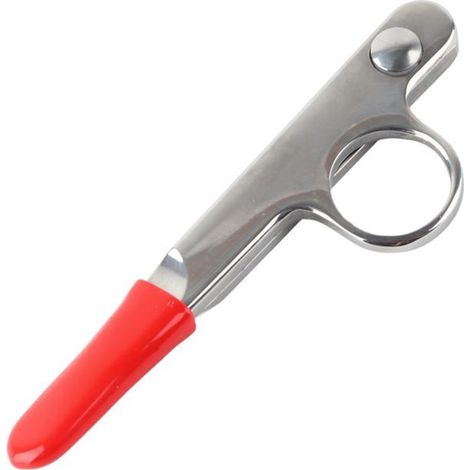 Ciseaux à fil à coudre 1 pièce, 12 cm, acier inoxydable, revêtement en caoutchouc Conviennent pour couper le fil et les étiquettes (1/5)