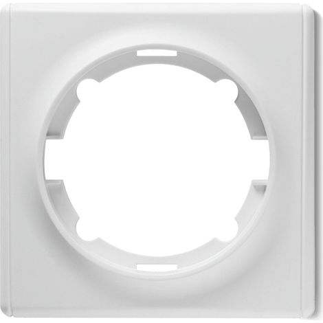 Plaque de finition OneKeyElectro Florence, 1 poste, blanc (1/5)