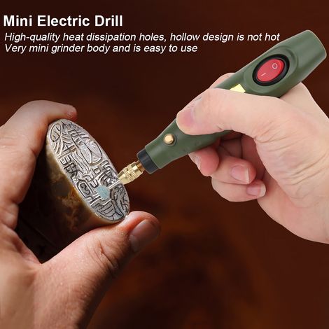 Mini meuleuse électrique/stylo à graver, petite meuleuse électrique, norme européenne AC 100-240V. (1/4)