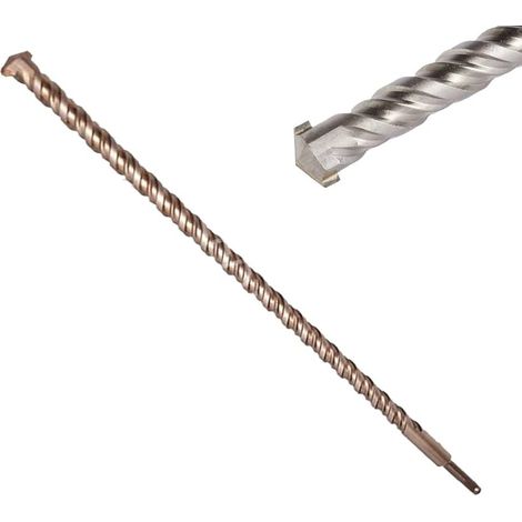 Punta per muro sds plus 28 x 600 mm tassellatore demolitore 28x60 cm cemento 235a