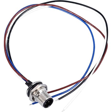 M12-Buchse, gerader 4-poliger Stecker mit integrierter Klebefüllung, M16-Schraubgewinde, PG9-Stromanschluss (1/4)