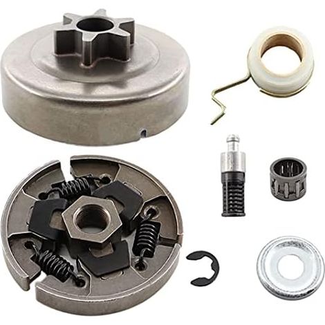 3\\/8'' Tambor de embrague de 6 dientes con kit de ensamblaje de embrague para motosierra Stihl MS171 MS181 MS211 MS171C MS181C MS211C Reemplaza 1139 160 2000 (1/4)