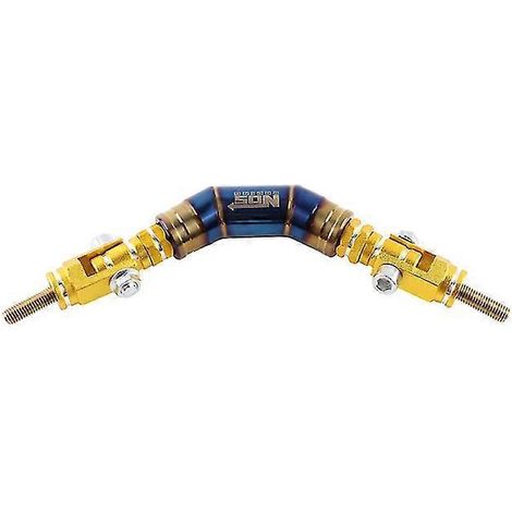 Poignées de toit universelles pour voiture, couleur or et bleu brûlé, pour accoudoirs de siège et accessoires de sécurité de porte de remplacement - Poignées de porte intérieures - Or (1/5)
