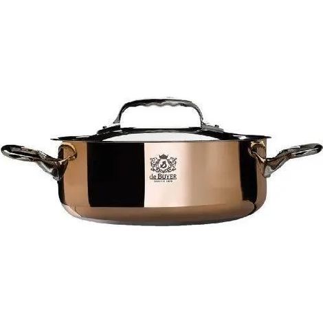 de-buyer Prima Matera sautoir cobre 28 cm 4.9 litros