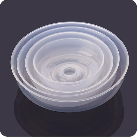 Ensemble de 4 pièces Couverture Micro-ondes Transparence Matériau PP Protection des Aliments Grab Design Safe Healthy Microwave Splatter Cover (1/5)