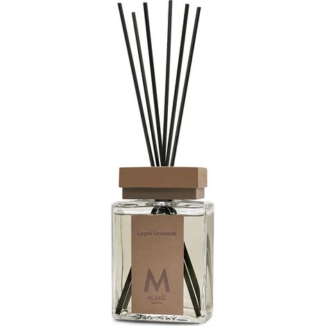 Muhà Luxe Perfume Diffusore Ambiente con Bastoncini Legni Orientali 200 Ml