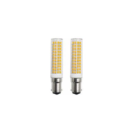 Ampoules LED B15d 8 W – Équivalent 90 W, Blanc Chaud 3000 K, 910 lm, 220–230 V, Lot de 2 (1/5)