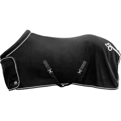 165 cm, rouge foncé 3200: Couverture polaire pour cheval avec ouverture devant et bretelles (1/4)