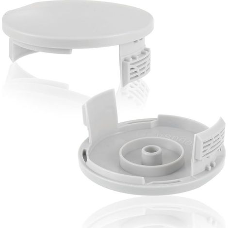 Lot de 2 couvercles de bobine pour tondeuse à gazon, couvercle de bobine de remplacement RAC122 pour coupe-bordures Ryobi RLT4027, RLT4125, RLT5027, RLT6030, RLT5127, RLT6130 (1/5)
