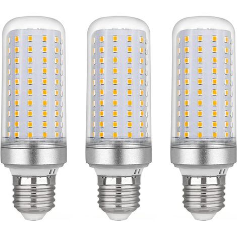 E27 LED-Maiskolbenlampe, 20 W, 220 V Wechselstrom, 2200 lm, warmweiß (3000 K), nicht dimmbar, entspricht einer 200-W-Halogenlampe, LED-Maiskolbenlampe für Kronleuchter, Deckenleuchten, Tisch- und Steh