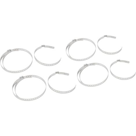 Lot de 24 colliers de fixation de soufflet de cardan, acier inoxydable, bandes universelles pour joint homocinétique, pinces réglables pour arbre de transmission, adapté aux ATV (1/5)