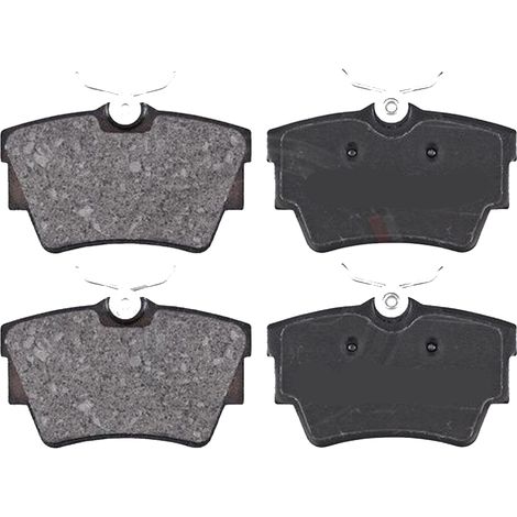 KIT PASTIGLIE FRENO POSTERIORI compatibile con OPEL VIVARO B AUTOBUS / FURGONATO / PIANALE PIATTO / TELAIO (X82) / PASTIGLIE FRENANTI AUTO OEM 37288, / SOSTITUZIONE DIRETTA / BASSA POLVERE / SILENZIOS