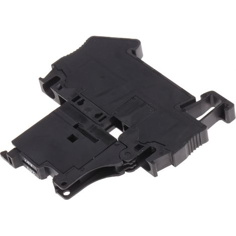 Bloc de jonction rail DIN à fusible Phoenix Contact Clipline, Fixation à ressort, Noir ( Prix pour Paquet de 5 )