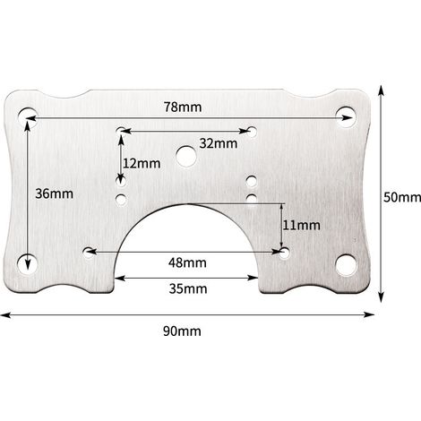 4 pièces Kit de plaques de réparation en acier inoxydable à base de charnière de petite armoire,de plaque de réparation pour protéger la porte d'armoire de cuisine en bois