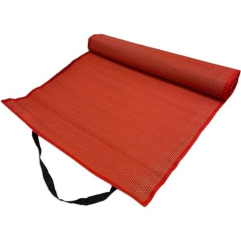 Esterilla Fibra Sintetica Color Rojo 90x180 cm Marbueno Summer
