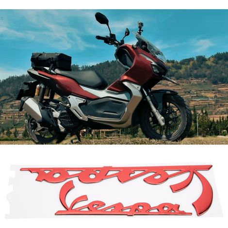 Autocollant 3D logo VESPA pour GTS300, LX125, LX150, 125, 150 IE, Sprint Primavera 300, LX, LXV Super et Rouge. (1/5)