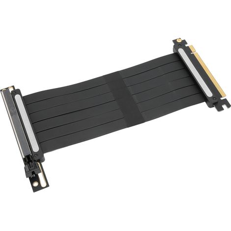 Câble d'extension PCI Express 16x avec LED pour rallonge de carte graphique et composants PC