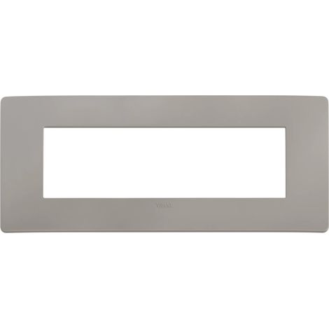 Placca Vimar Plana Up 7M grigio cemento matt 14657U.14