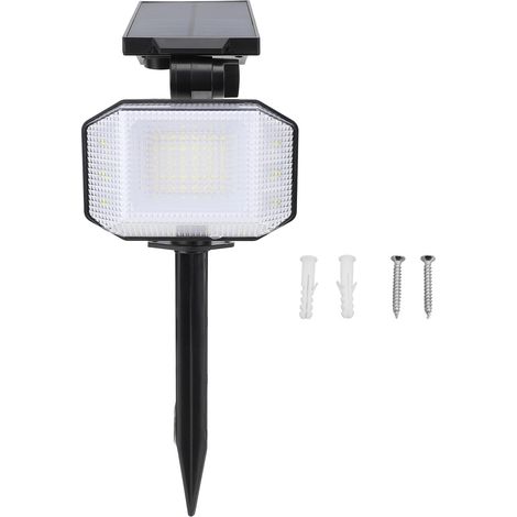 IP65 wasserdichte Solar-Erdspießleuchte, automatische Ein-/Ausschaltung, LED-Außenstrahler für Garten, Hof und Rasen (1/5)