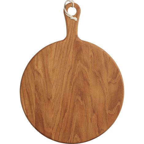 MasterClass Tavola da portata / Antipastiera rotonda in legno di quercia, 30 x 40,5 cm (12" x 16") (1/2)