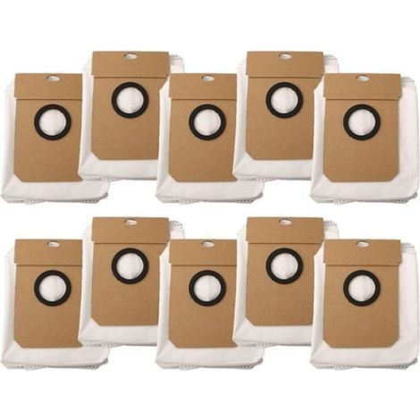 Sacs à poussière - Cecotec - Conga 11090 - Lot de 10 - Réutilisables - Facile à remplacer