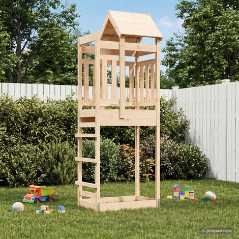 Torre de Juego Marrón 52,5 x 85 x 238 cm Madera de pino macizo