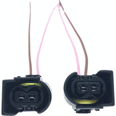 Compatible with the coolant level sensor, air pump, and fuel injector connector for Mercedes-Benz, BMW, and Volvo 59600-742 --JB1763-2P