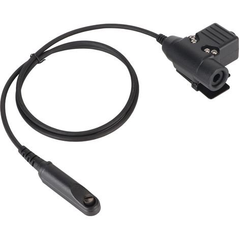 Câble adaptateur PTT U94 de 90 cm (35,4 pouces) pour talkie-walkie Baofeng UV9R, UV 9R Plus, UV XR, BF et A58 (1/5)