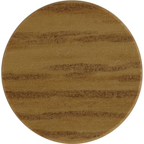 TIMCO Self-Adhesive Screw Cover Caps Winchester Oak - 13mm