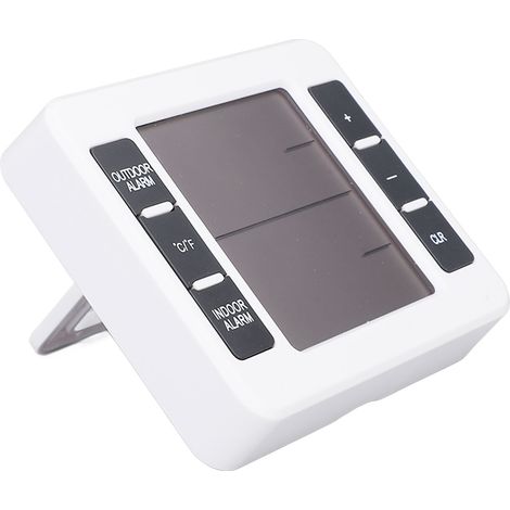 Thermomètre et hygromètre numériques pour une utilisation intérieure et extérieure, 433 MHz, appareil de mesure de température et d'humidité sans fil (1/5)