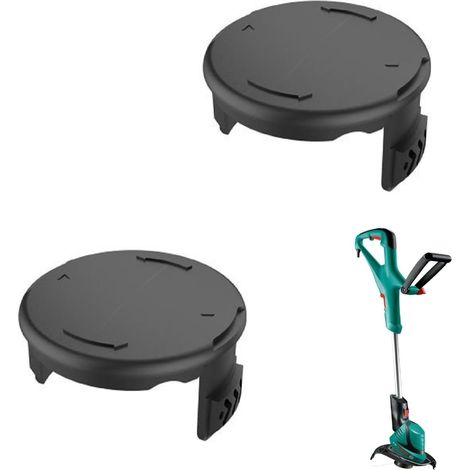 Capuchon de bobine de débroussailleuse, capuchon de bobine, capuchon de bobine de débroussailleuse, capuchon de bobine de débroussailleuse, 2 pièces de rechange pour débroussailleuse bosch, ART 2300, (1/5)
