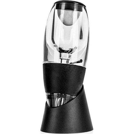 Tigrezy Aerateur vin, Magic Decanter Decanteur à Vin Aérateur de Vin Carafe Vin avec Vin Filtre, Boîte de Cadeau (1/4)