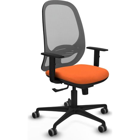 Silla de oficina piqueras y crespo Cilanco gris acero malla (1/2)