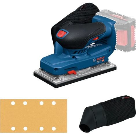 Ponceuse vibrante sans fil BOSCH PROFESSIONAL - GSS18V-18 - Sac a poussiere + feuille abrasive (1/5)
