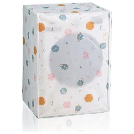 1 x Housse de machine à laver, housse imperméable pour machine à laver et sèche-linge, housse de protection extérieure anti-âge et solaire pour tambour de machine à laver et de sèche-linge (1/5)