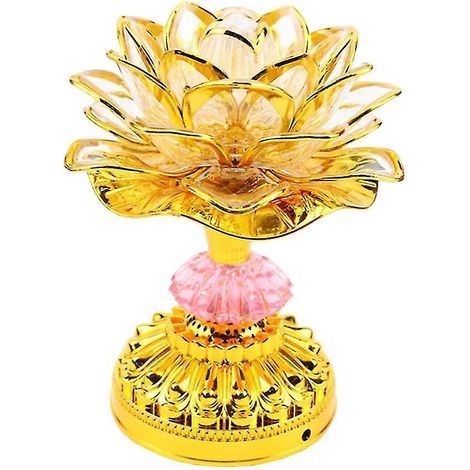 La nouvelle lampe lotus à changement de couleur (1 pièce) (1/3)